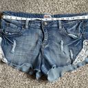 Mudd  Vintage Lace Short Shorties Denim Jean Casual Y2K 12 Photo 5