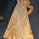 Selfie Leslie Orange Maxi Dress Photo 4