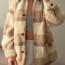 H&M Faux Shearling Shirt Jacket Photo 0