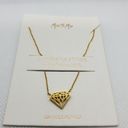 ma*rs Miss To  18K Gold Plated Diamond Shaped Necklace Photo 1
