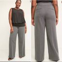 Lane Bryant  Womens Pants Slacks Gray Wide Leg Trouser Career Plus 14 Photo 1