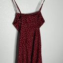 Princess Polly Caesura Red Polka Dot Side Tie Mini Dress Photo 8