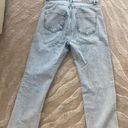 ZARA Straight Leg Blue Jeans Photo 2