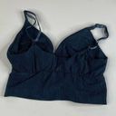 Commando  Longline Bralette Blue Striped Size Small/Medium Photo 1