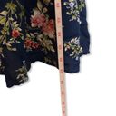 Xhilaration NWOT Navy Blue Floral Tie Neck Sleeveless Dress Photo 6