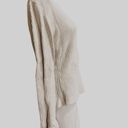 Old Navy  Women's Size Large Diamond Knit Sweater Ivory Long Sleeve Crew Neck Photo 1