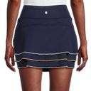 FILA  Backspin Flounce Tiered Mini Tennis Skort - Size XL - Navy - NWT Photo 1