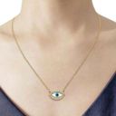 Tehrani Jewelry 14K Solid Gold Adjustable Evil Eye Necklace - Perfect Gift - Evil Eye Defender - Photo 3