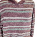 Nine West  mauve stripe hooded sweater size xxl Photo 1