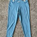 Faded Glory  | Blue Polka Dot Pull On Skinny Pants Sz XXL Photo 0