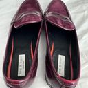 Rag and Bone Dina leather penny loafers in burgundy Bordeaux color  Photo 6