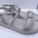 Ecco flowt leather strappy sandals women Size 10 Photo 1