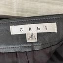 CAbi  Fleather Faux Vegan Leather Pencil Skirt in Black Size 6 #509 Photo 5