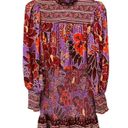 Farm Rio  Sweet Floral Long Sleeve Minidress (XS) Photo 0