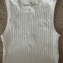 Aerie White Tank Top Photo 0