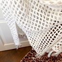 Alexis Dress Shaya Knit Crochet Midi Halter Fringe Tassel White XL NWT Photo 5