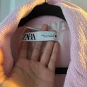 ZARA Pink Tweed Blazer Size XL Photo 2
