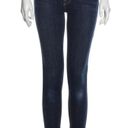 frame denim FRAME Le Skinny De Jeanne Queens Way Dark Indigo Wash High Waisted Jeans size 27 Photo 1