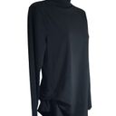 cupio NWT  Black Asymmetrical Mock Turtleneck Small Photo 3