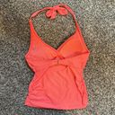 Athleta  Swim Tankini Coral Orange 32 D/DD Photo 4