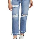 We The Free  x Free People Lita Distressed Straight Leg Jeans Photo 0