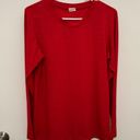 Zyia Active Red Mesh Long Sleeve Top Photo 0