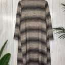 LuLaRoe  Ombre Heather Striped Sarah Duster Cardigan size S Small Photo 1