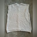 Solid Knitted Pullover Top, Casual Crew Neck Cap Sleeve Sweater Tank Top/Vest Photo 5