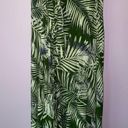 Cupshe  M Wrap Dress Midi Green Tropical Leaf Print Casual Photo 7