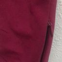 Adidas Originals Size M Preppy Varsity Leggings in Legacy Burgundy Photo 6