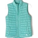 Barbour  Coastal Collection turquoise fibre down vest size 6 NWT Photo 0