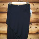 Young Fabulous and Broke NWT  Sassy Asymmetrical Maxi Skirt in Dark Blue Photo 6