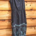 Patagonia NWOT  Blue Halter Midi Dress Pockets Photo 4