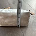 Coach Limited Edition  Signature Optic White Cream Monogram Bumble Bee Mini Hobo Photo 9