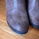 American Eagle Rope Detailed Brown Heeled Booties Photo 3