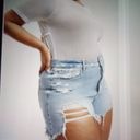 Good American split back Bombshell shorts size 10 women Photo 1