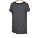 n:philanthropy  V-neck Mini T Shirt Dress Supima Cotton Twist Front Blue White S Photo 5