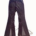 Windsor Brown Suede Lace Up Pants Size 3 Photo 0