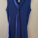 Carmen Marc Valvo Blue Blouse Photo 0