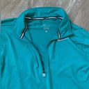 Nike  Dri Fit Running Quarter Zip Long Sleeve Jacket Top Athleisure Teal Blue S Photo 5