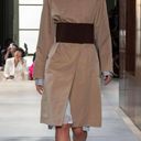 Burberry  Runway Corset-Belt Gabardine Trench Coat Photo 6