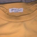 Grayson Threads Yellow Crop Sweatshirt by Photo 3
