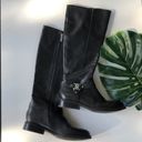 Vince Camuto Black Buckle Tall Boots 8M Photo 0