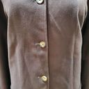 Nordstrom  Women's Brown Viscose Single Breasted Long Sleeve Blazer Coat Size XL Photo 2