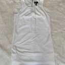 Oleg Cassini White High Neck Sheath Dress Size 2 Photo 9