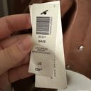 Wilfred  Free Gaze Vegan Leather Jacket Epicurean Brown Size Large Aritzia NEW Photo 5