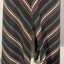 Apt. 9  Chevron Striped Button Detail Black Maxi Skirt Size Medium NWT Photo 2