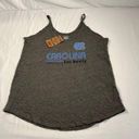 Rivalry Threads University Of North Carolina Tarheels Tank Top Womens Large Gray NWT Photo 0