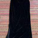 Old Navy  OUTLET BLACK VELVET MAXI SKIRT Photo 3