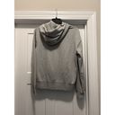 Ralph Lauren Woman’s Soft Gray Embroidered Polo  Performance Hoodie Size Medium Photo 3